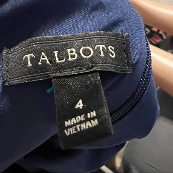 Talbots Floral Print Blue Jumpsuit Short Sleeve - Picture 8 of 11